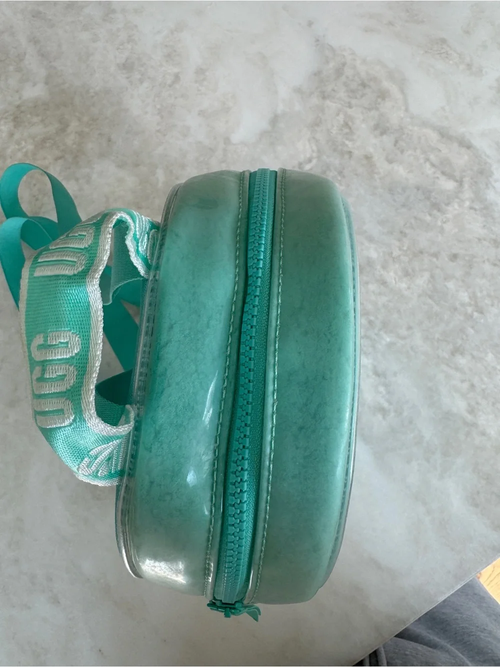 UGG Teal Mini Shearling Backpack